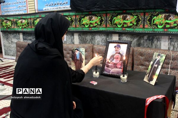 برگزاری مراسم عزاداری« دختران زینبی» در شهرستان گلوگاه