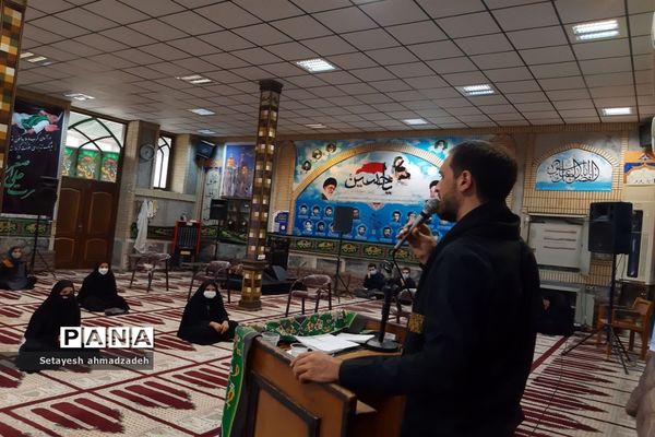 برگزاری مراسم عزاداری« دختران زینبی» در شهرستان گلوگاه