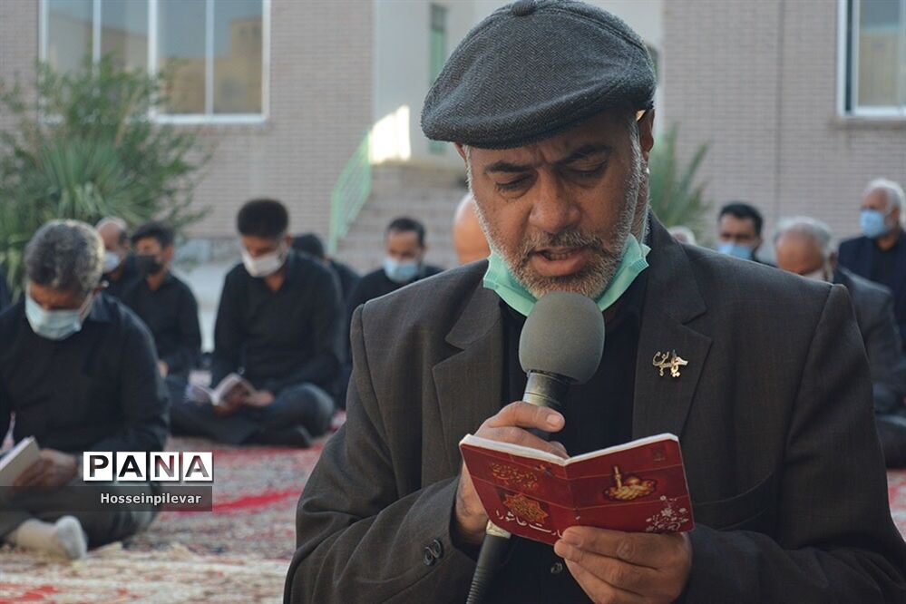 زمزمه زیارت عاشورا در شهرستان خوسف