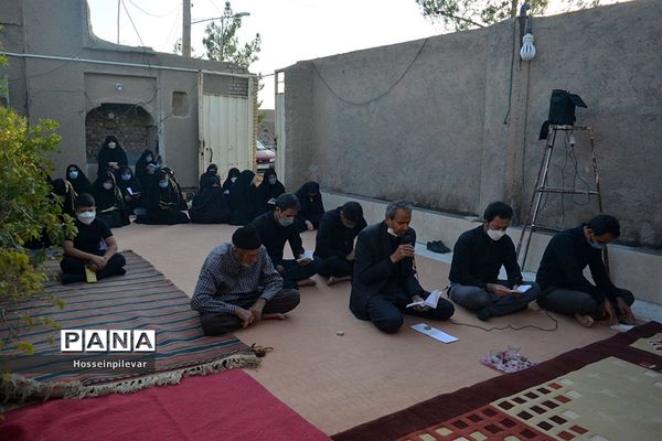 زمزمه زیارت عاشورا در شهرستان خوسف