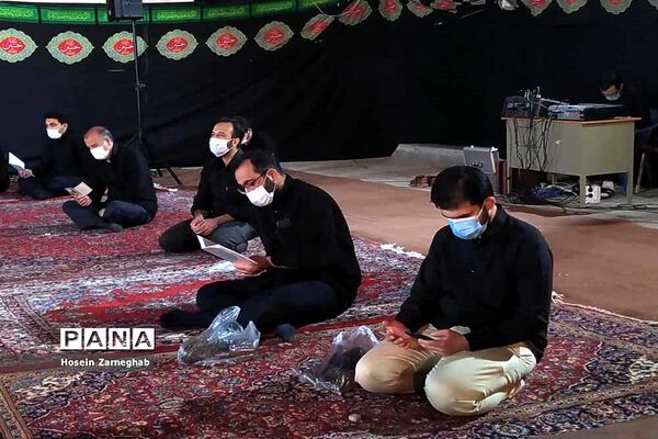 برگزاری مراسم عزاداری تاسوعای حسینی در سازمان دانش آموزی استان همدان