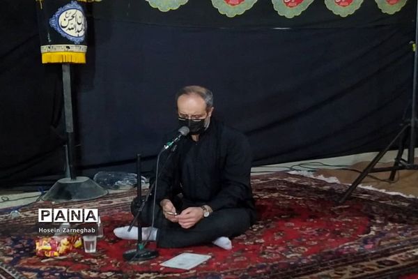 برگزاری مراسم عزاداری تاسوعای حسینی در سازمان دانش آموزی استان همدان