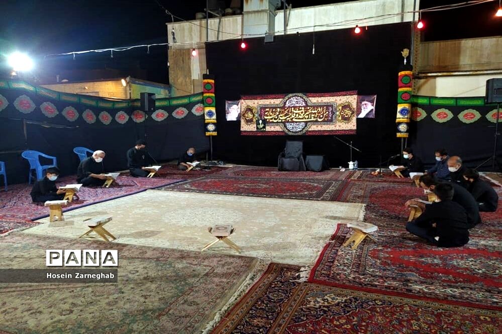 برگزاری مراسم عزاداری تاسوعای حسینی در سازمان دانش آموزی استان همدان