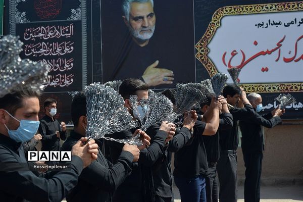 ظهر تاسوعا در هیات صاحب الزمانی شهرستان خوسف