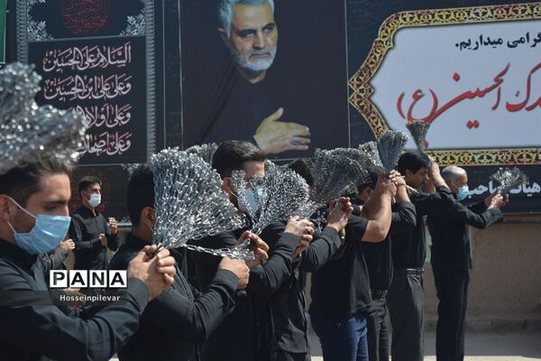 ظهر تاسوعا در هیات صاحب الزمانی شهرستان خوسف