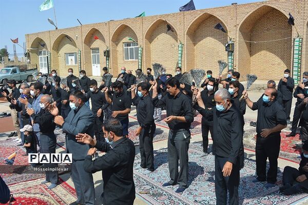 ظهر تاسوعا در هیات صاحب الزمانی شهرستان خوسف
