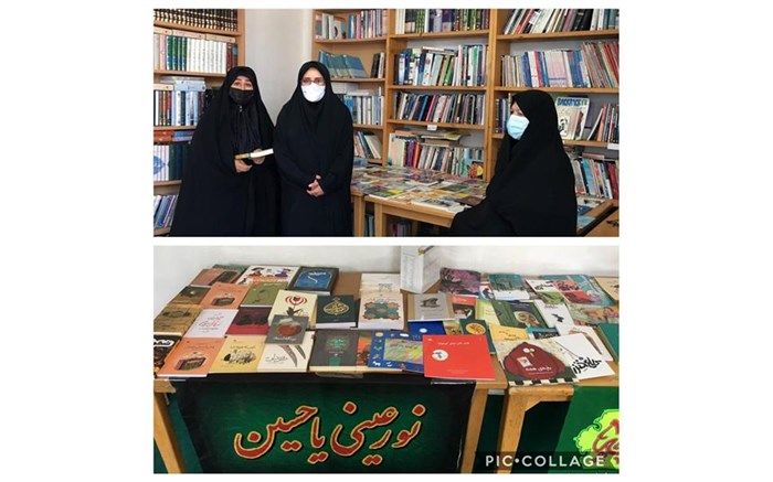 اهدای 100جلد کتاب به کانون فرهنگی هنری مسجد جامع شریف آباد ابهر