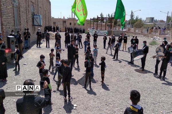 مراسم تاسوعای حسینی مسجد محمدرسول الله شهرستان درمیان