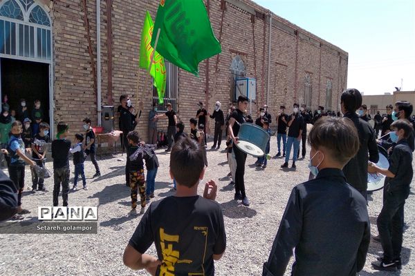 مراسم تاسوعای حسینی مسجد محمدرسول الله شهرستان درمیان