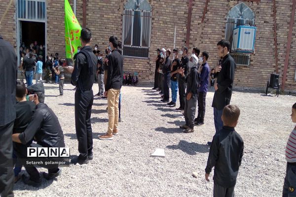 مراسم تاسوعای حسینی مسجد محمدرسول الله شهرستان درمیان