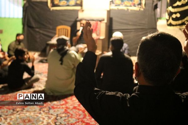 شور حسینی مردم ایرانشهر در شب عاشورای حسینی