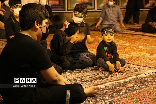 شور حسینی مردم ایرانشهر در شب عاشورای حسینی