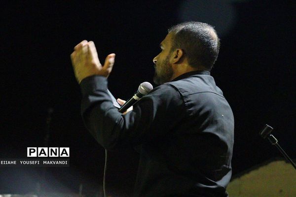 مراسم شب عاشورا در شهر میانکوه شهرستان امیدیه