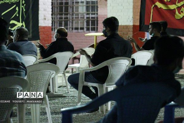 مراسم شب عاشورا در شهر میانکوه شهرستان امیدیه