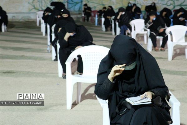 مراسم شب عاشورا در شهر میانکوه شهرستان امیدیه