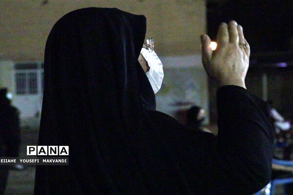 مراسم شب عاشورا در شهر میانکوه شهرستان امیدیه