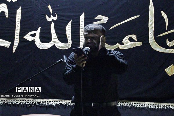 مراسم شب عاشورا در شهر میانکوه شهرستان امیدیه