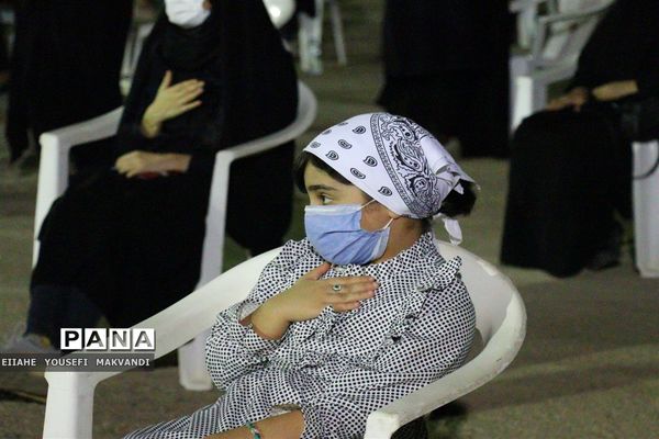 مراسم شب عاشورا در شهر میانکوه شهرستان امیدیه