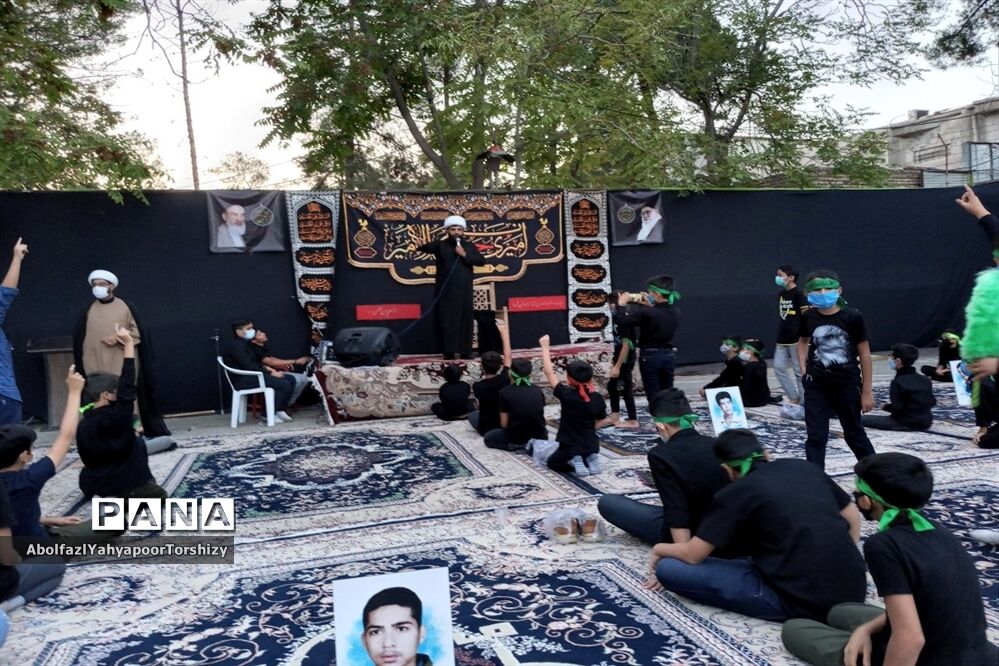 شب عاشورا در هیات نوجوانان کانون لقمان کاشمر
