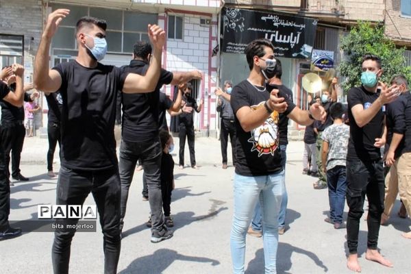 مراسم عزاداری عاشورای حسینی در شهرستان گلوگاه