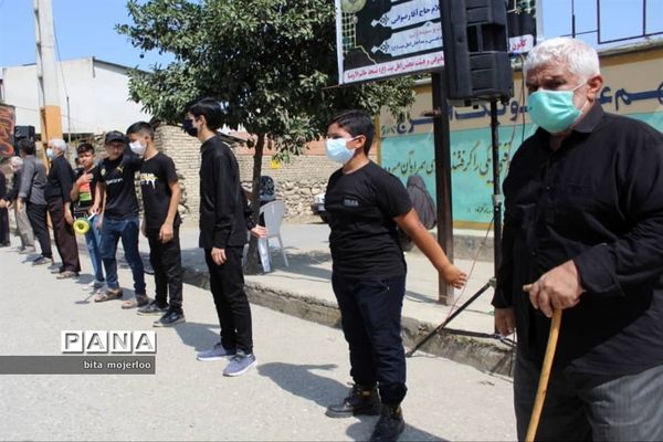 مراسم عزاداری عاشورای حسینی در شهرستان گلوگاه