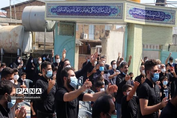 مراسم عزاداری عاشورای حسینی در شهرستان گلوگاه