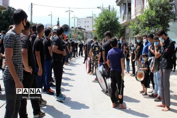 مراسم عزاداری عاشورای حسینی در شهرستان گلوگاه