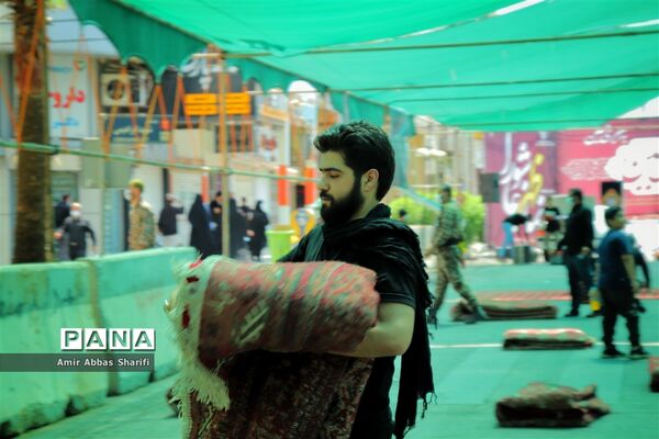 تجمع هیات مذهبی  مساجداهواز در  روز عاشورا