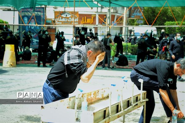 تجمع هیات مذهبی  مساجداهواز در  روز عاشورا