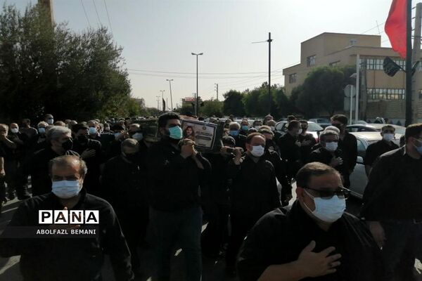 تشییع پیکر پیشکسوت آموزش و پرورش قم مرحوم «سید محسن هاشمی»