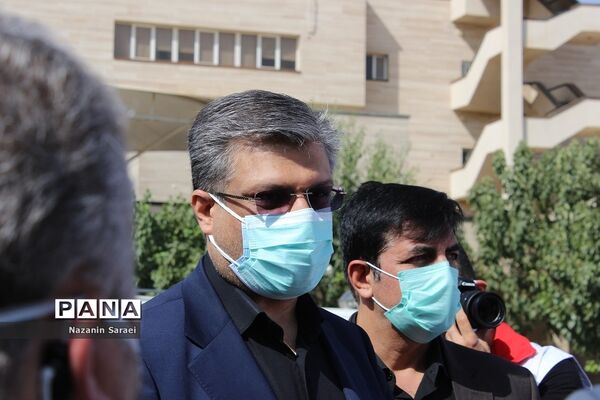 افتتاح بیمارستان سیار جمعیت هلال احمر استان تهران در شهرستان بهارستان