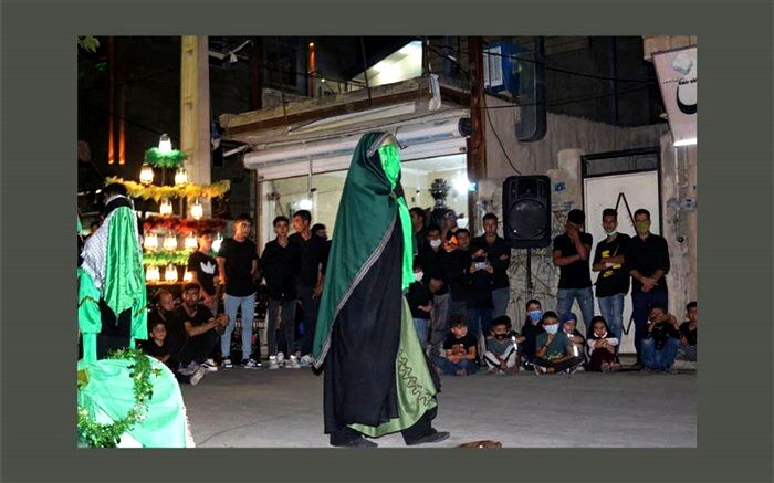 نمایش مذهبی کاروان عشق به  روی صحنه رفت