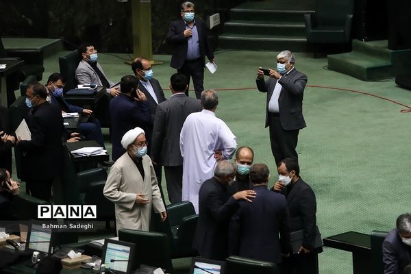 جلسه بررسی صلاحیت وزرای پیشنهادی دولت سیزدهم در مجلس