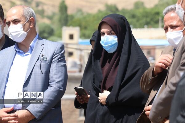 آیین کلنگ زنی مدرسه خیر ساز  دکتر حمید عبدالله زاده