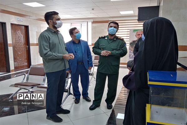 افتتاح مرکز واکسیناسیون درمانگاه مدافعان حرم شهرستان بهارستان