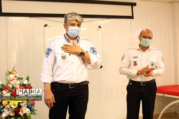 آیین گرامیداشت روز پزشک در مرکز اورژانس استان خوزستان