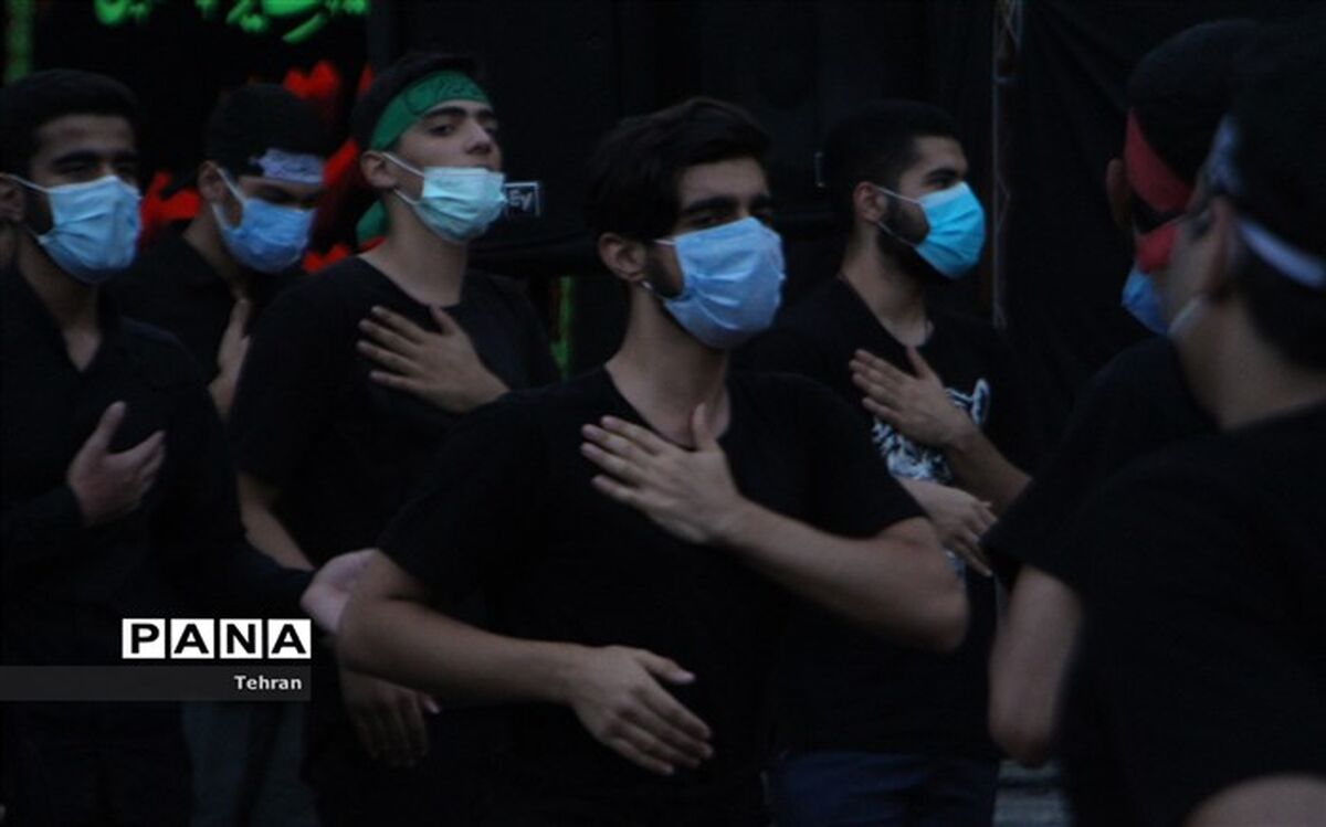 برگزاری مراسم سوگواری در هفتمین روز شهادت امام حسین در منطقه ۱۲