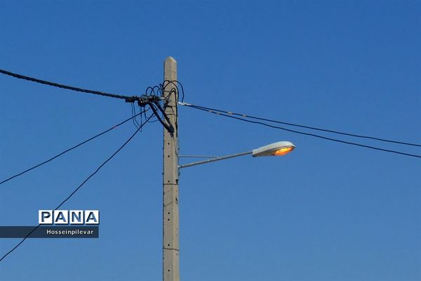 تامین برق روستای کلاته شیخ در شهرستان خوسف