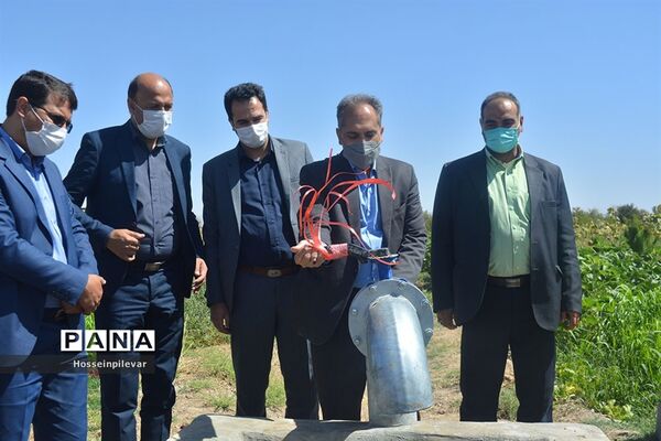 پروژه آبیاری کم فشار در معصوم آباد شهرستان خوسف