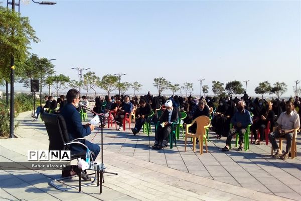 برگزاری مراسم دعای ندبه در شهرک آبشناسان شهرستان رباط کریم