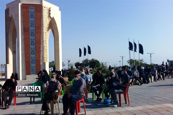 برگزاری مراسم دعای ندبه در شهرک آبشناسان شهرستان رباط کریم