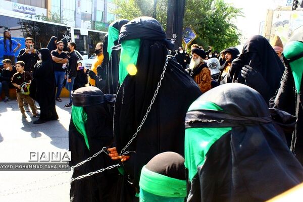 هیات «دخیل العباس» کاروان نمادین اسرای کربلا قم