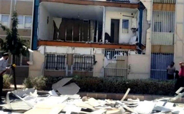 انفجار گاز در  ساختمان مسکونی شهر پرند