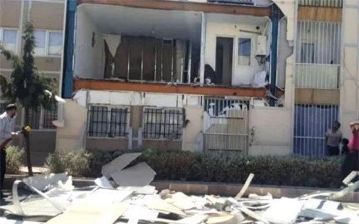 انفجار گاز در  ساختمان مسکونی شهر پرند