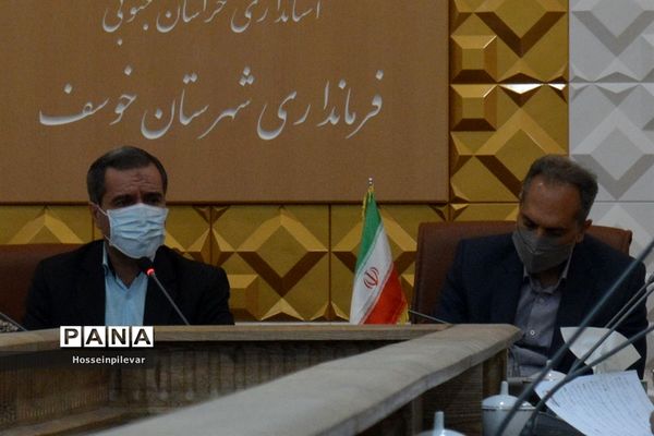 دیدار نماینده مجلس با شهرداران و شوراهای شهرستان خوسف و ماژان