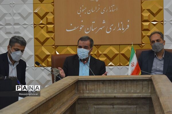دیدار نماینده مجلس با شهرداران و شوراهای شهرستان خوسف و ماژان