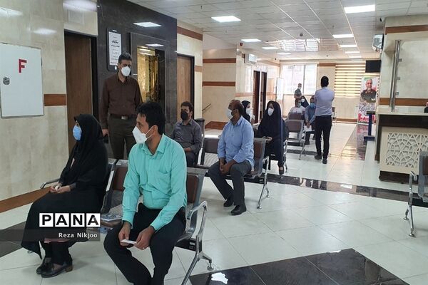 دومین قطار سلامت فرهنگیان در ایستگاه آموزش و پرورش ناحیه یک بهارستان