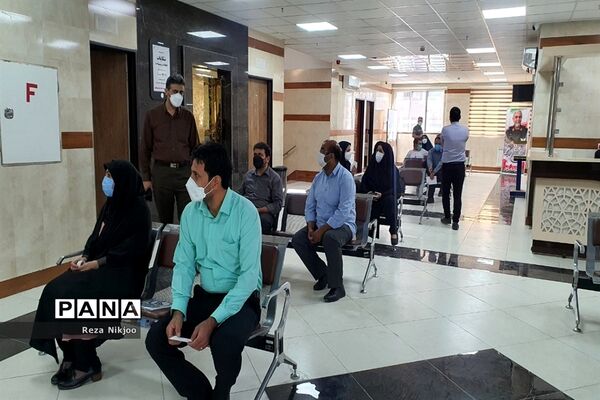 دومین قطار سلامت فرهنگیان در ایستگاه آموزش و پرورش ناحیه یک بهارستان