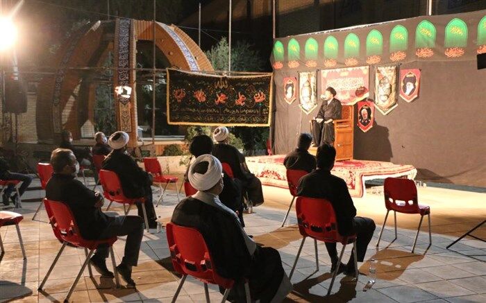 مجلس عزدارای سیدالشهدا(ع) در پردیس حضرت معصومه(س) دانشگاه فرهنگیان قم