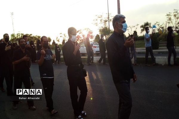 برگزاری کاروان عزاداری شهادت امام زین العابدین‌( ع) در رباط‌کریم